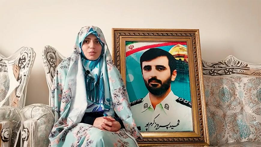 همسر شهید مدافع امنیت از اغتشاشات می‌گوید!